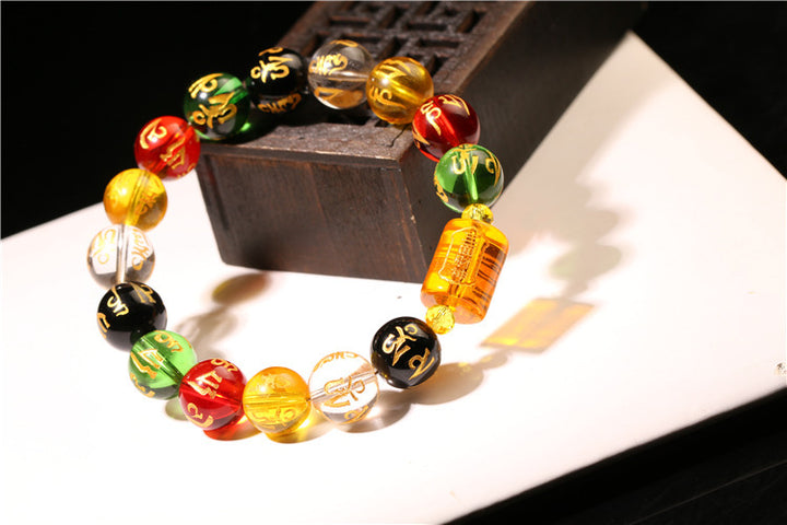 Six-character Mantra Earth And Five Elements Bracelets