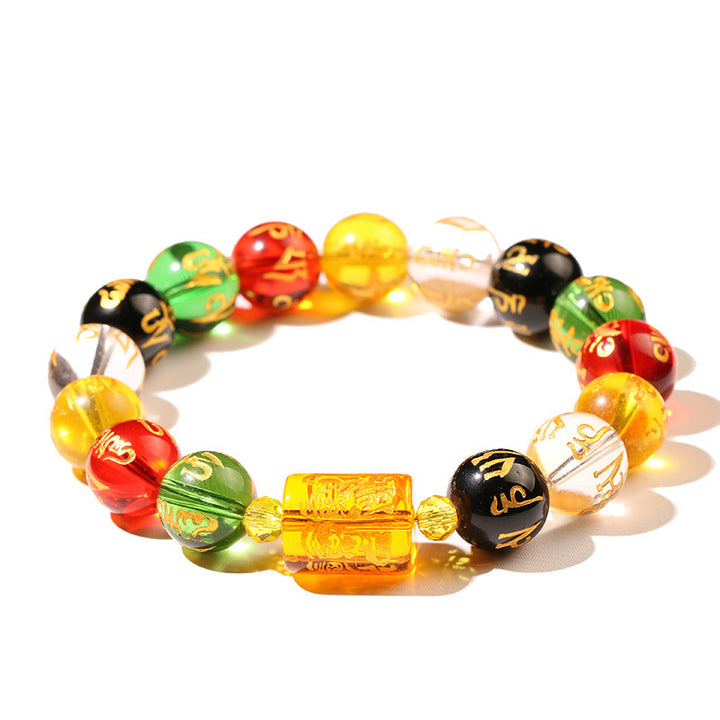 Six-character Mantra Earth And Five Elements Bracelets