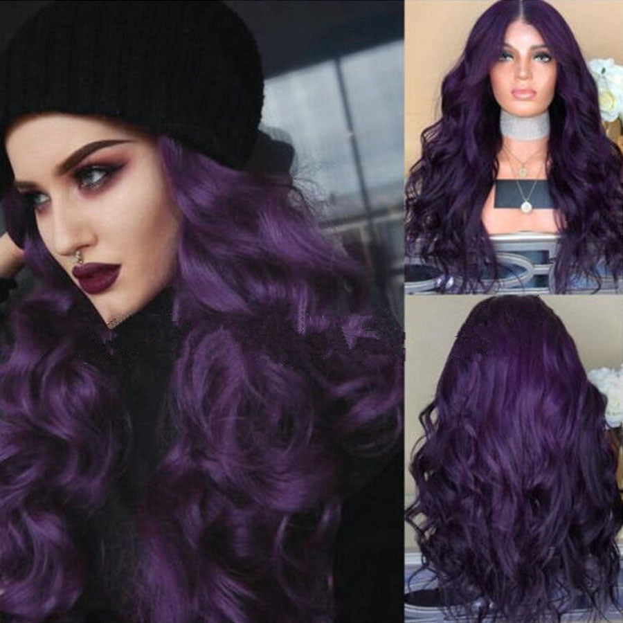 Large Wave Medium And Long Curly Hair Chemical Fiber Wig