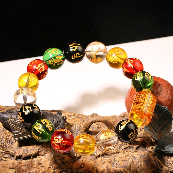 Six-character Mantra Earth And Five Elements Bracelets